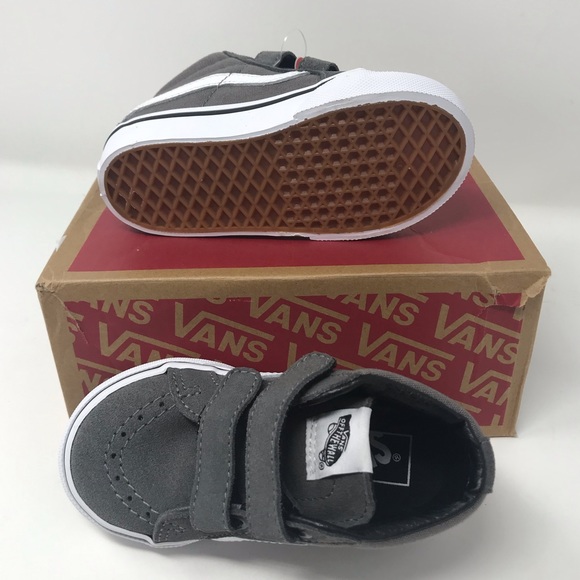 VANS SK8-Mid Reissue V Canvas&Suede Charcoal Kid’s - Picture 6 of 8